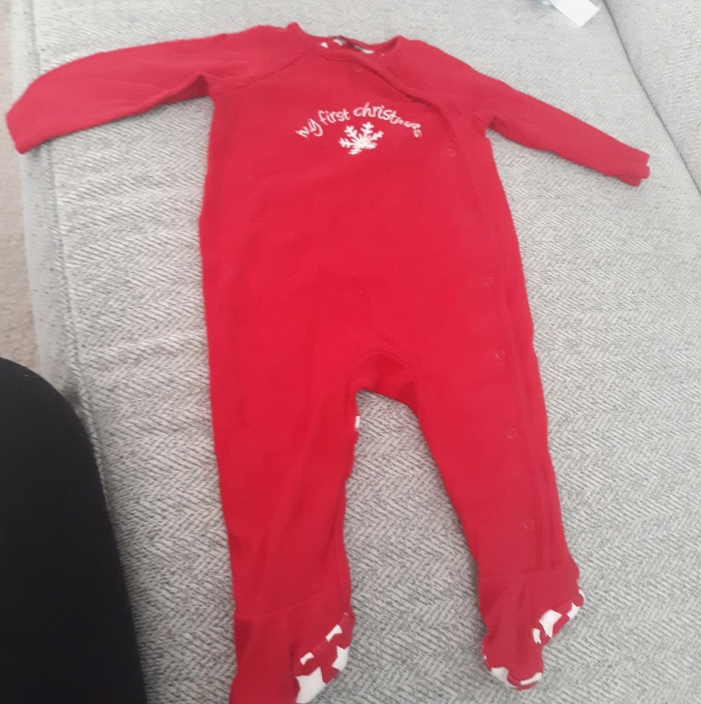 New my first Christmas pajamas